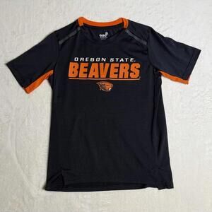 Oregon State Beavers GEN2 Black, Gray, and Orange Kids Size M 10/12 T-Shirt